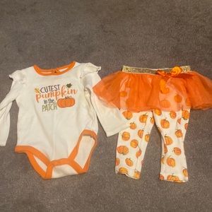 Baby Essentials matching onesie and tutu leggings